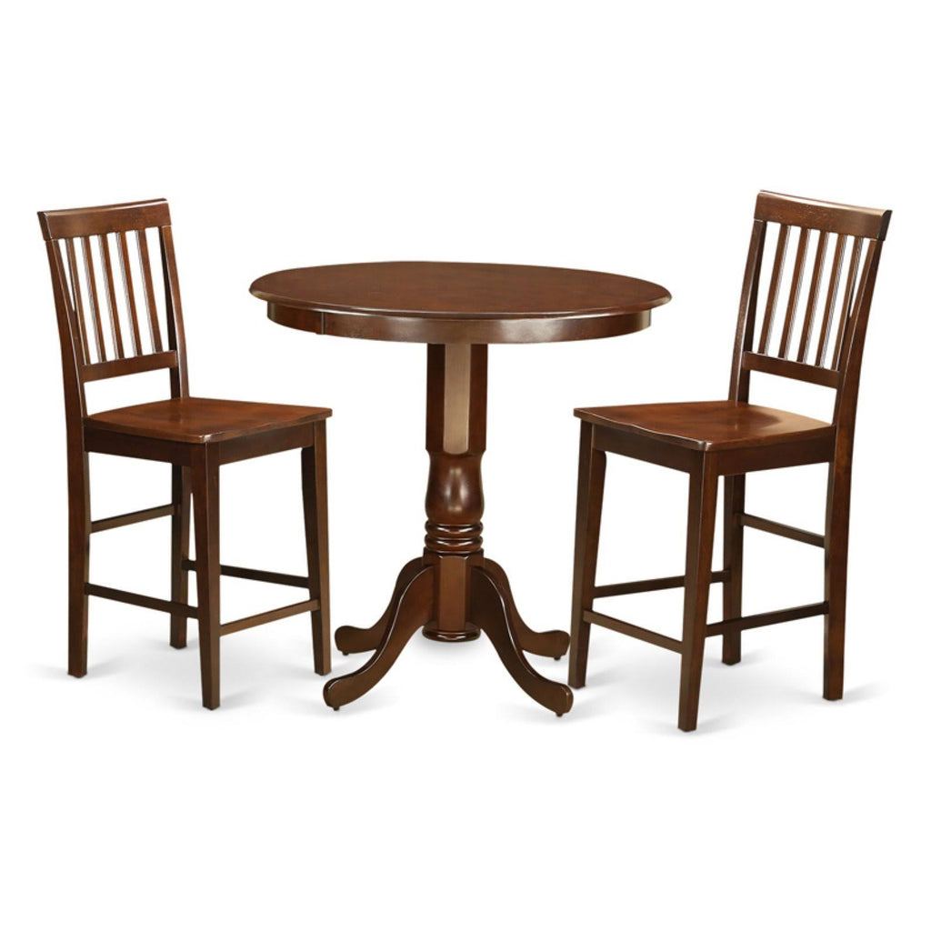 3 Piece Table and 2 Counter Height Chairs Set K209709