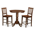 3 Piece Table and 2 Counter Height Chairs Set K209709