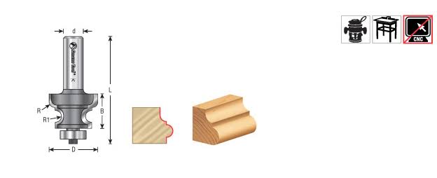 Carbide Tipped Edge Molding A8210