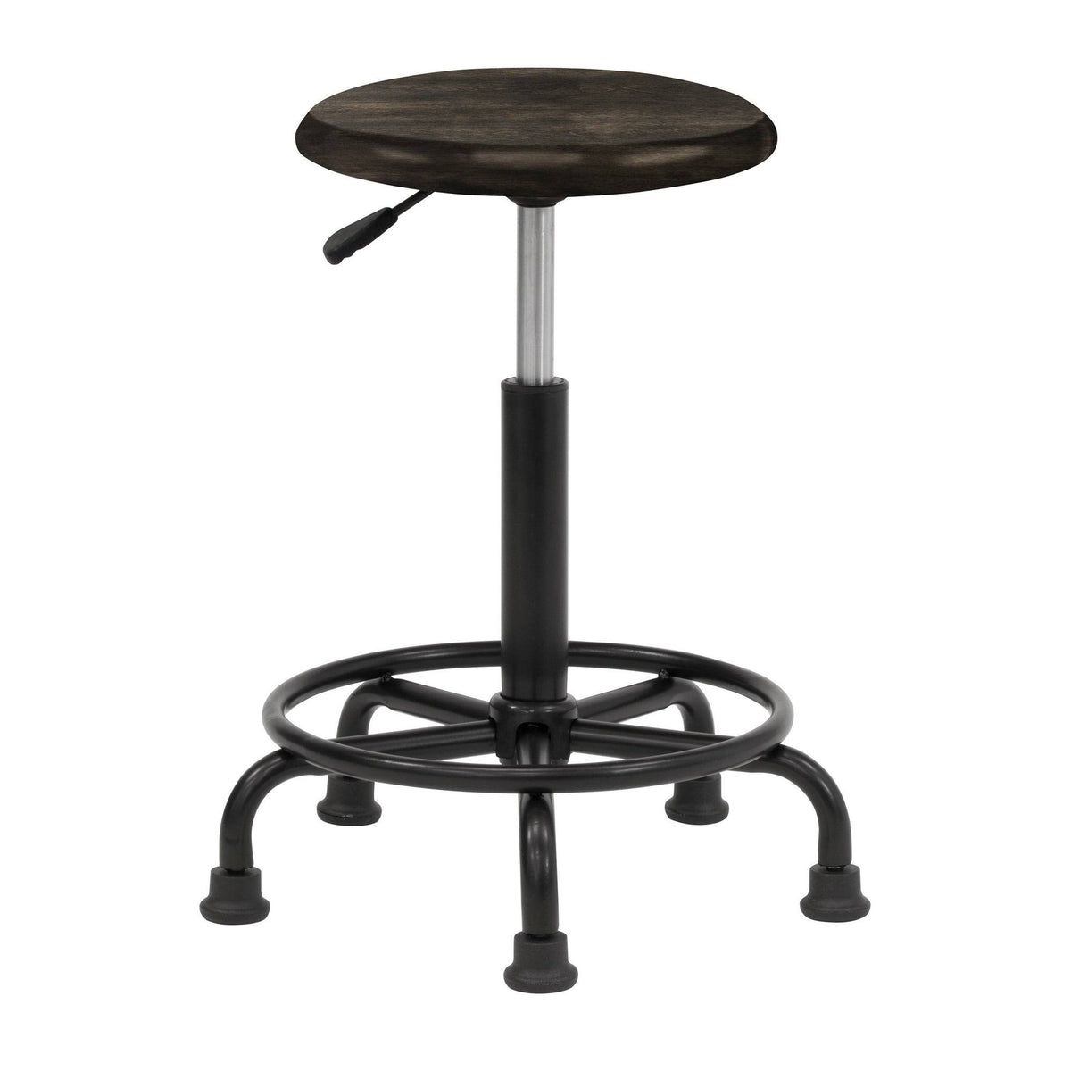 Distressed Black Stool J490554