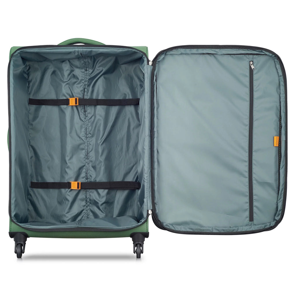 Green 28" Soft Side Spinner Luggage T931921