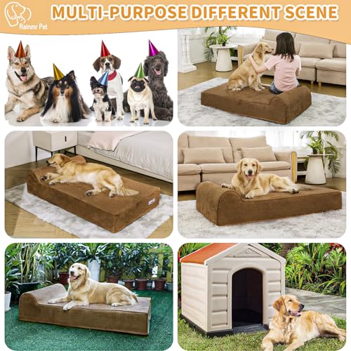 7" Memory Foam Orthopedic Dog Bed with Waterproof Liner Y674027