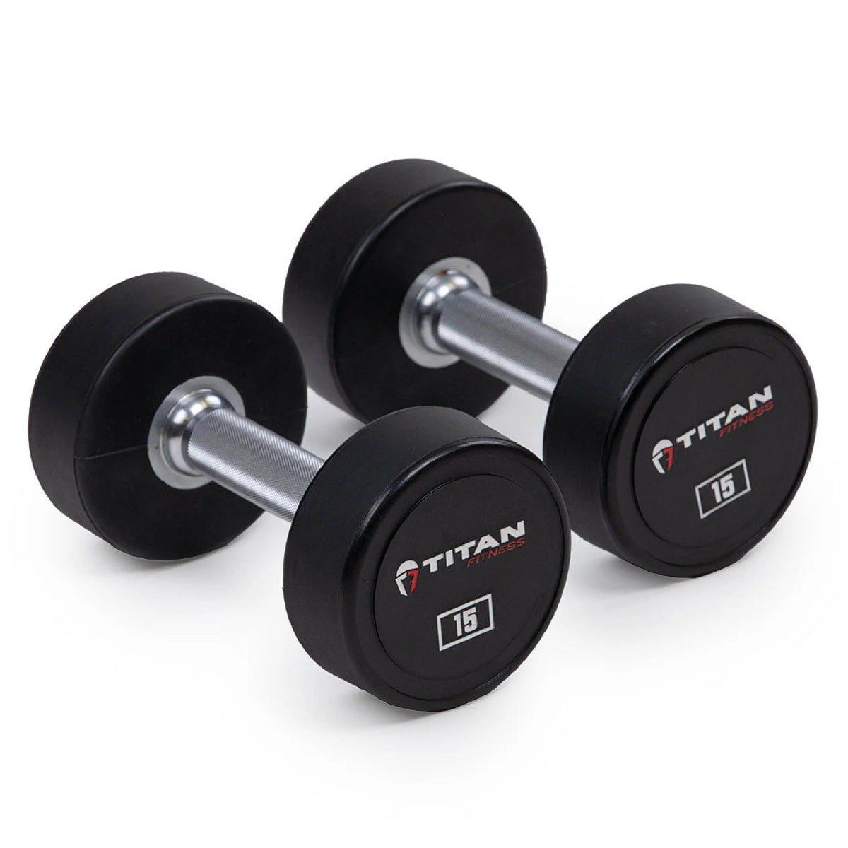 25 lb. Pair Round Urethane Dumbbells E5207