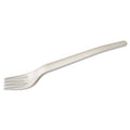 White Compostable Plastic Fork 1000 pack Q748