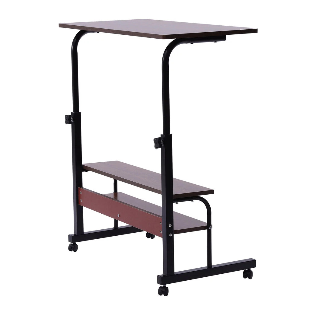 Rolling Computer Desk Corner Laptop Table B8321