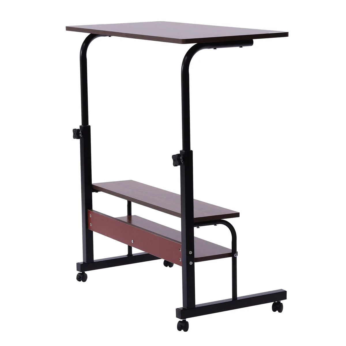 Rolling Computer Desk Corner Laptop Table B8321