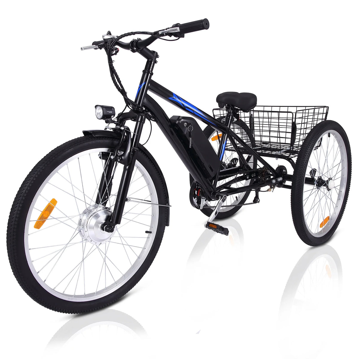 7-Speed Electric Trike with Basket I5804