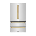 36 in. 4-Door French Door Refrigerator with Ice Maker in Stainless Steel O14451