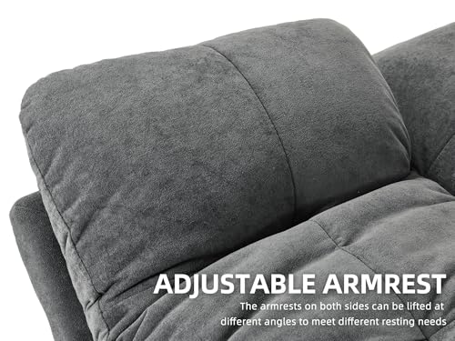 Grey Convertible Futon Sofa Bed E7166