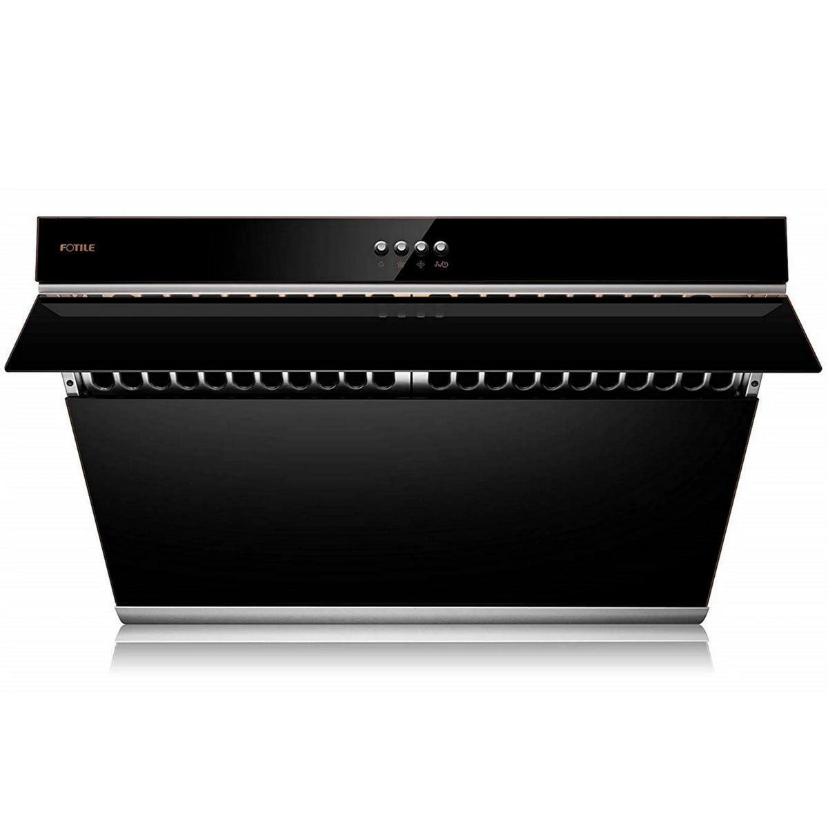 30 in. 850 CFM Slant Vent Range Hood with Push Buttons in Onyx Black M10259