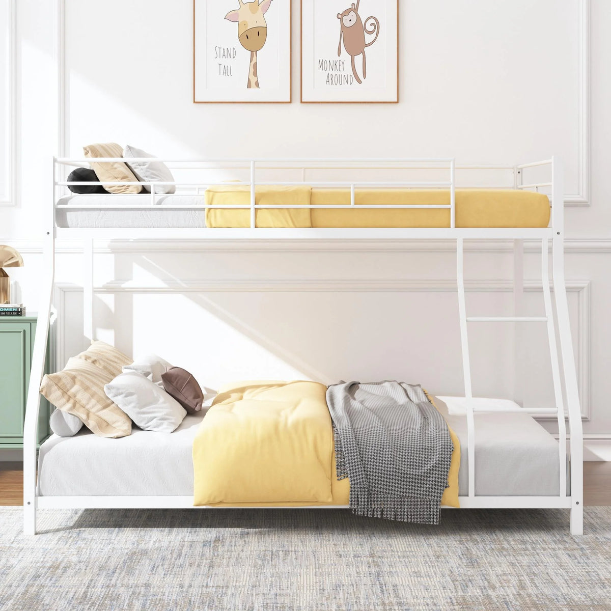 Twin Over Full Heavy-duty Metal Bunk Bed X535597