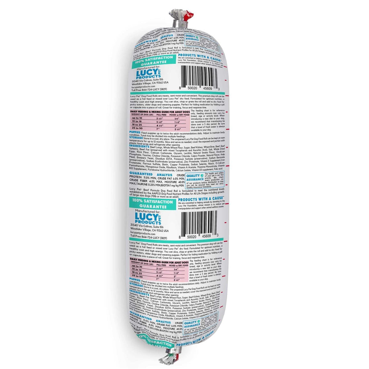 Beef Dog Food Roll T1232