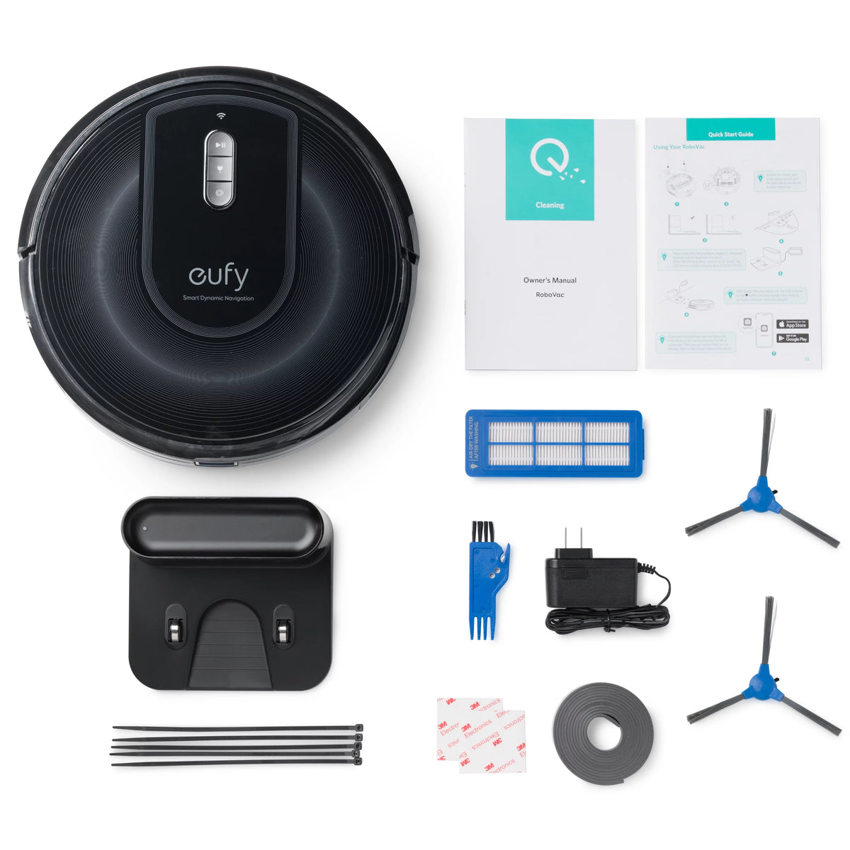 Robot Vacuum with Home Mapping, 2000Pa Suction, Wi-Fi G44273