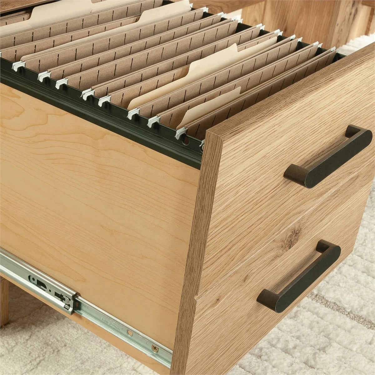 Engineered Wood L-Desk Q438463