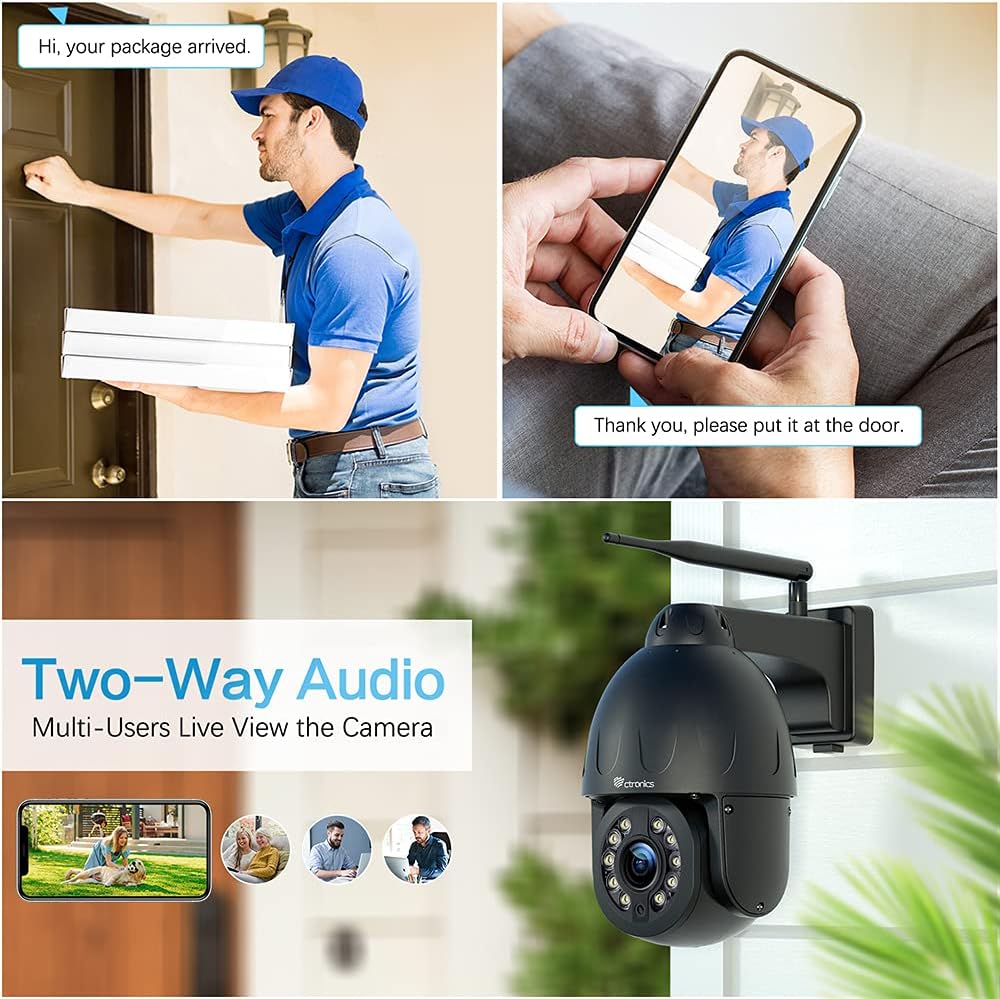 5MP PTZ Security Camera 16X Optical Zoom U161304
