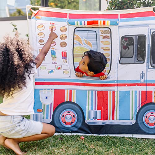 Double-Sided Food Truck Play Tent Q436