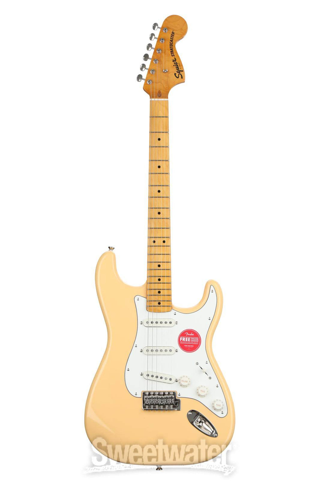 Vintage White Stratocaster Guitar X2753