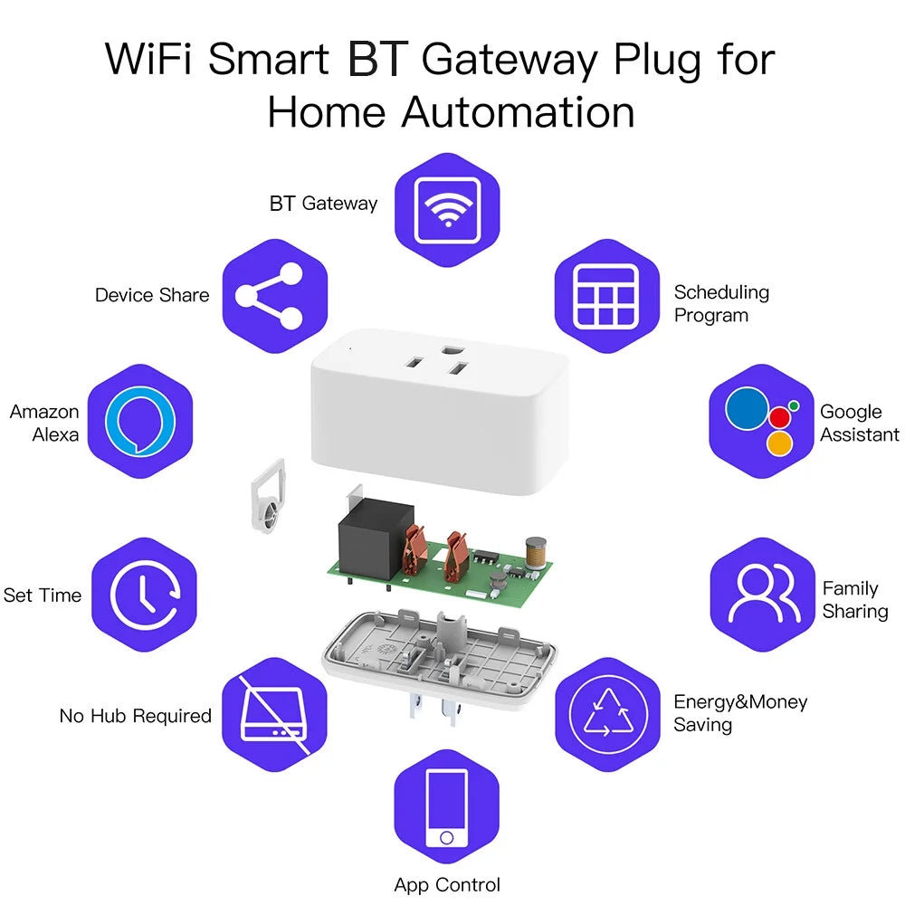 Smart Plug WiFi Socket Mini Outlet A398