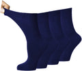 Parliament Blue 4 Pairs Diabetic Dress Socks K93468