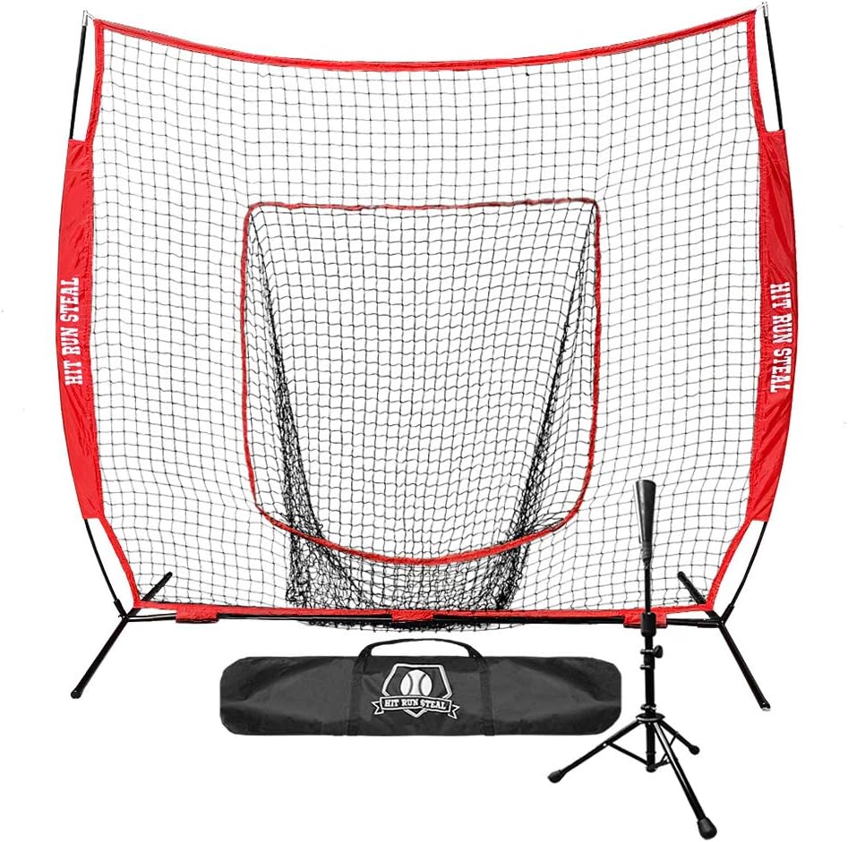 Practice Baseball and Softball Hitting Net and Carrying Bag Y965847