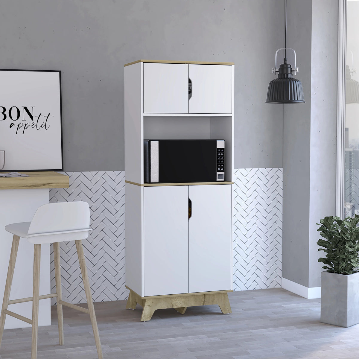 Tall Microwave Cabinet T6975