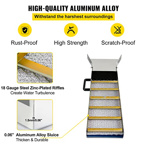12" Aluminum Alloy Gold Panning Kit J6557
