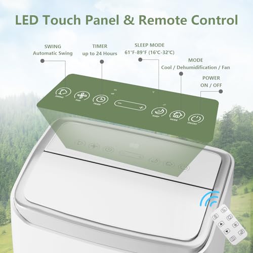Portable Air Conditioners with Remote Control V94142
