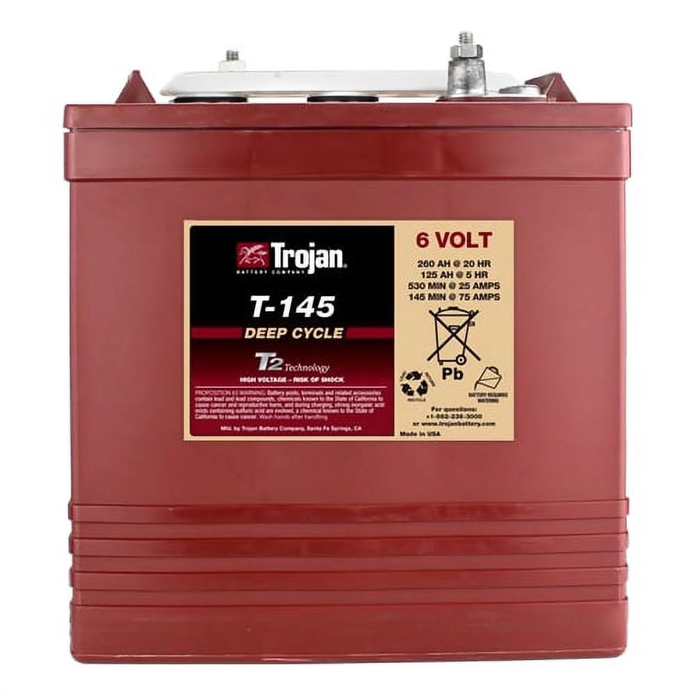 6V 260Ah Flooded Lead Acid Deep Cycle Battery x6 C553