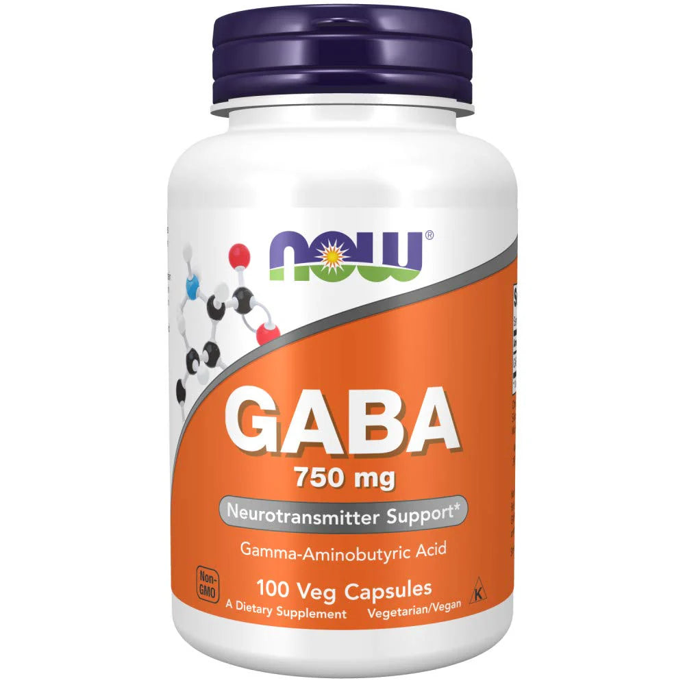 GABA 750mg 100 Veg Capsules W181295