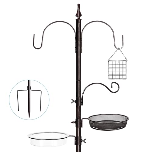 6-Hook Bird Feeding Station Kit with 4 Feeders X384