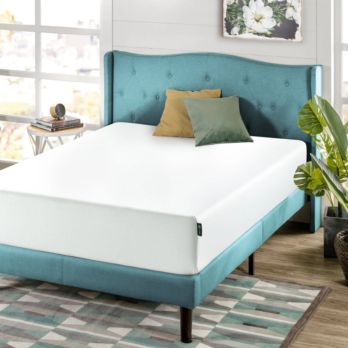 10 Green Tea Memory Foam Mattress U267938