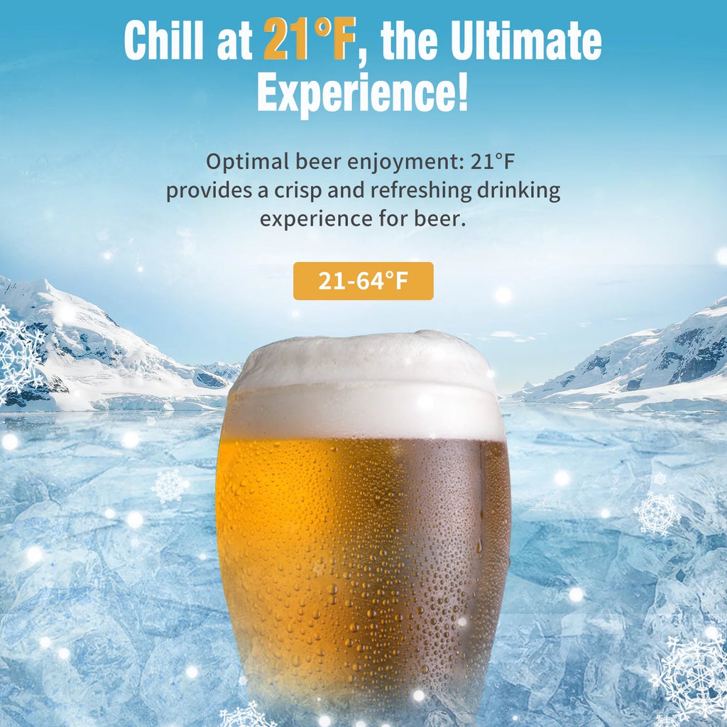 115 Can 3 Cu.ft Beverage Refrigerator and Cooler H828