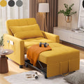 Yellow Convertible Sofa Bed G134275