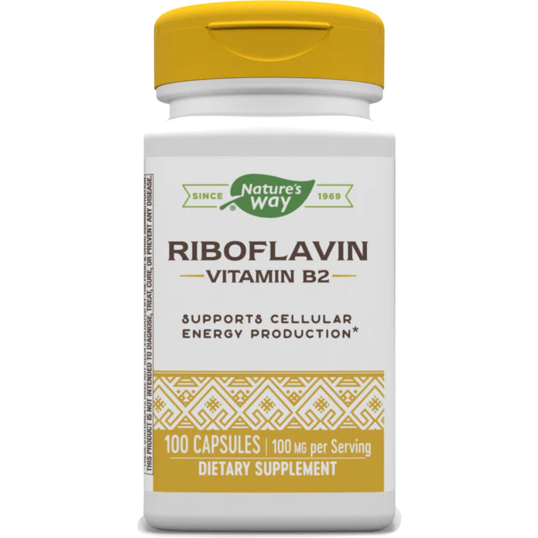Riboflavin 100 mg 100 caps G72006