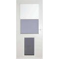 White High-view Wood Core Storm Door W66574