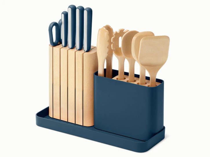 Navy 14 Piece Knife & Utensil Set V99052