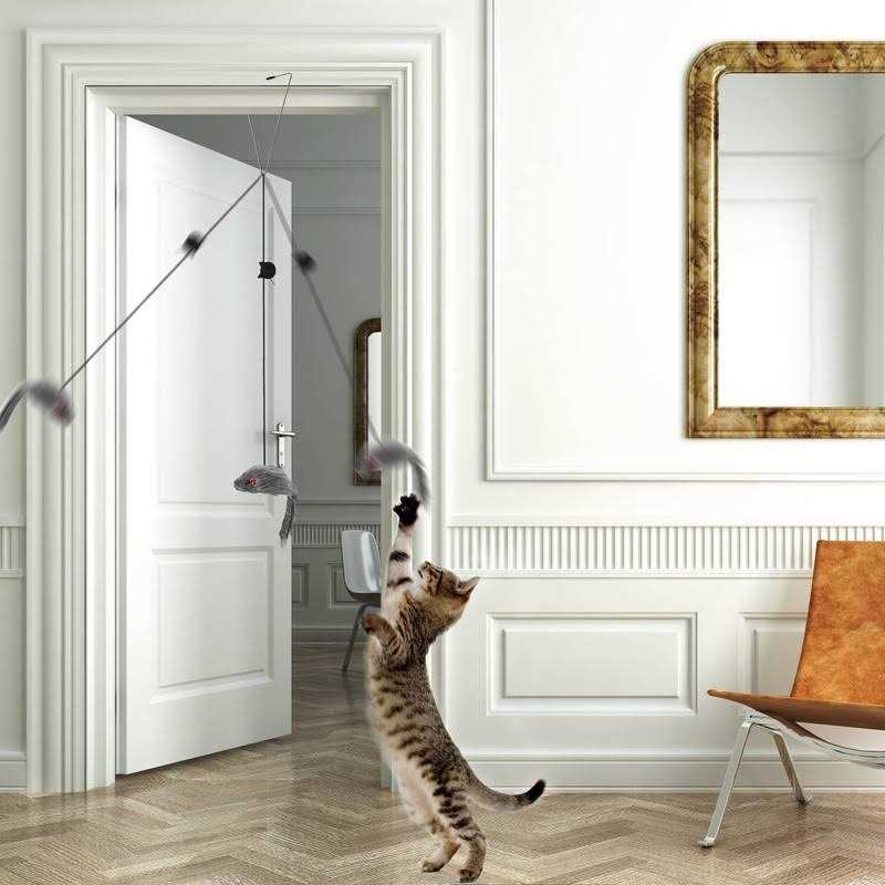 Hanging Door Cat Mouse Toys V231