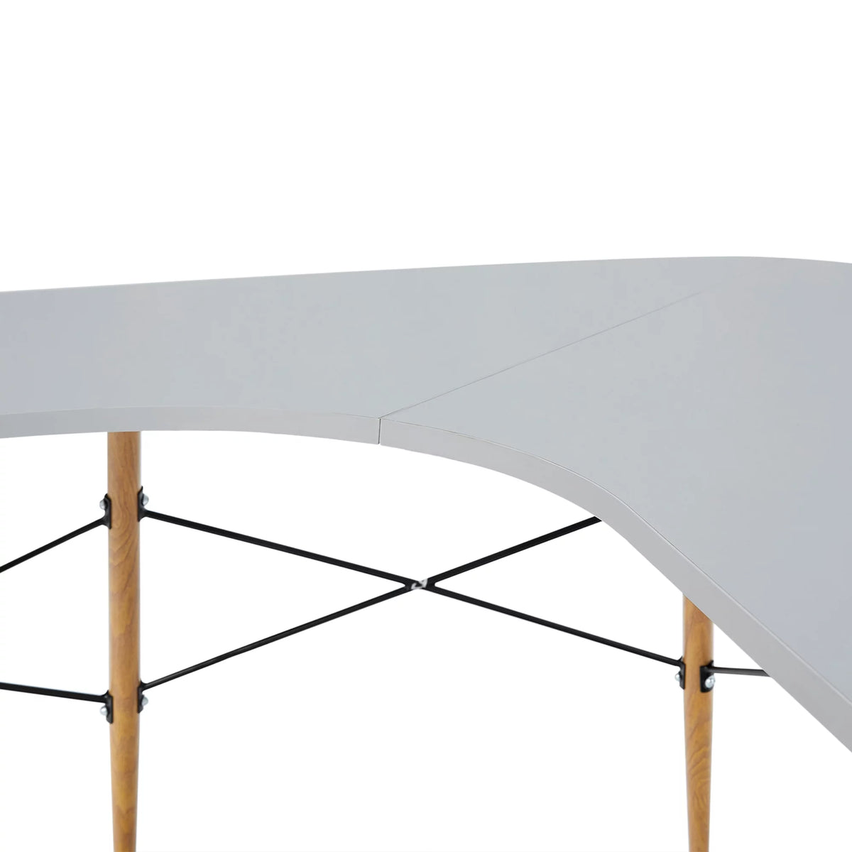 Light Gray L-Shaped Corner Desk M656469