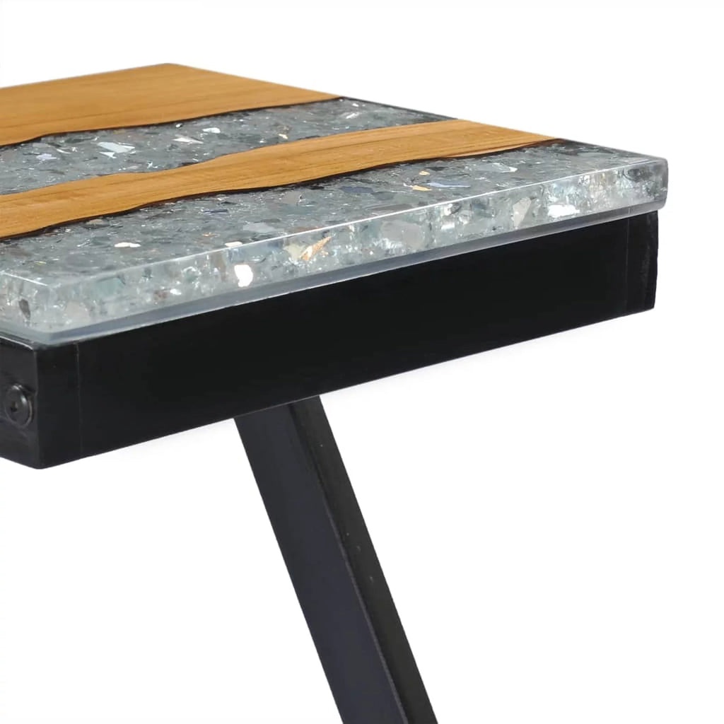 Teak Wood and Polyresin Coffee Table F8168