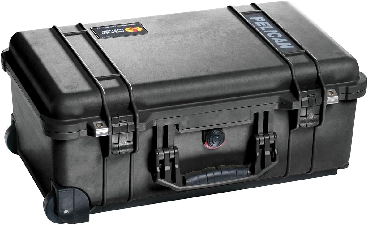 Tan Case with Padded Dividers and Wheels J294623