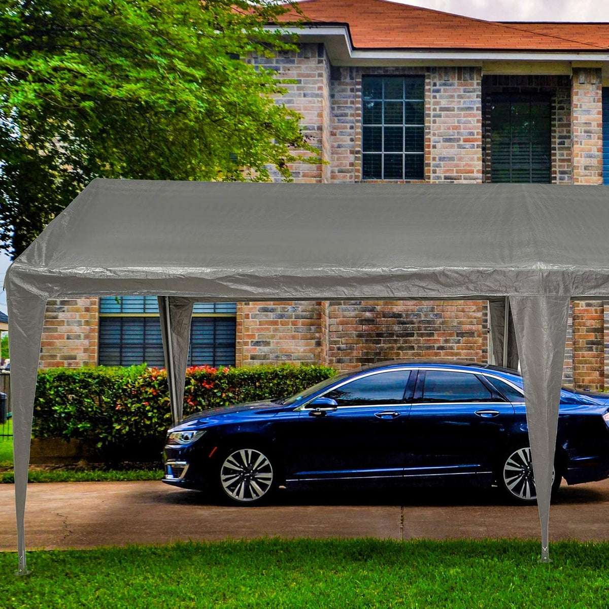 10x20 Ft Heavy Duty Portable Carport Canopy Z311863