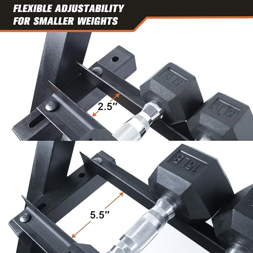 3-Tier Dumbbell Rack Weight Storage Organizer A987779