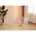 Transparent Plastic 12 Grid Pet Playpen G22389