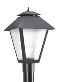 Black One Light Outdoor Post Lantern E65844