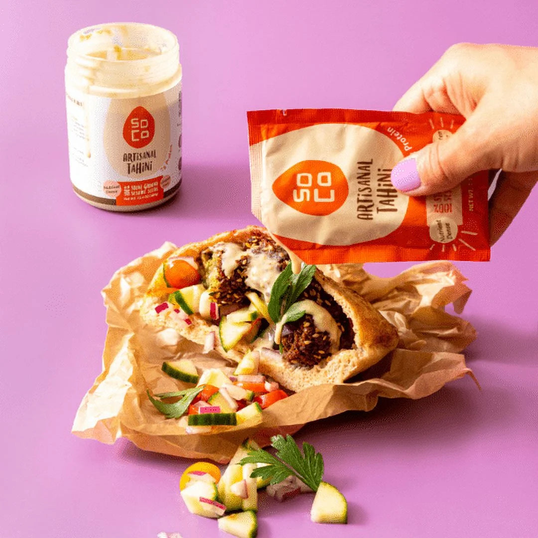 Artisanal Tahini Jars and Squeeze Packs Gluten-Free Sugar-Free W53950