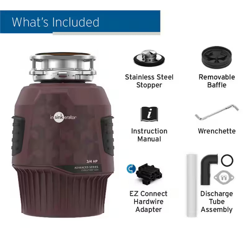 3/4 HP Continuous Feed Garbage Disposal I11239