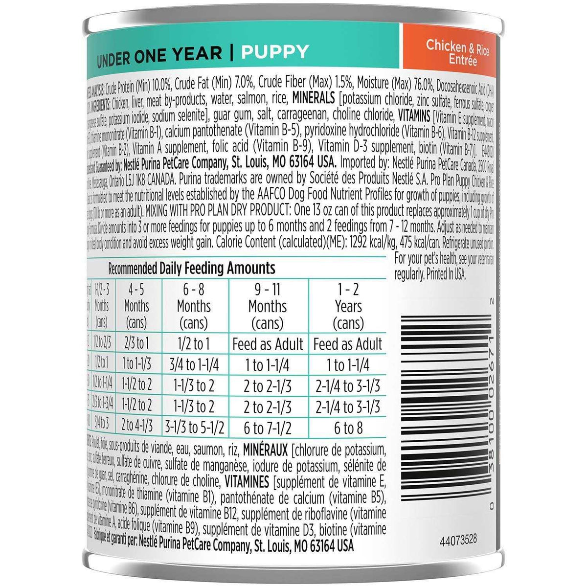 Chicken & Rice Wet Puppy Food J511