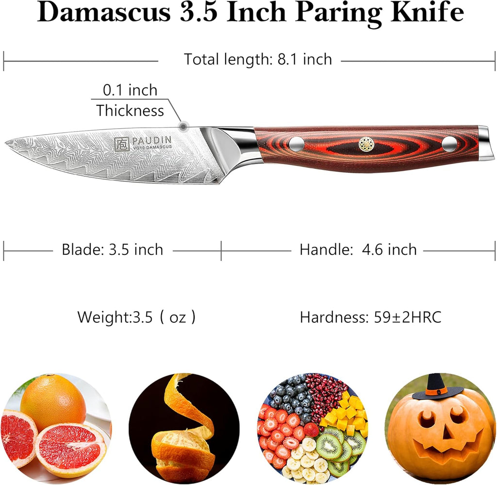 8 Inch Damascus High Carbon Stainless Steel Chef Knife J947787