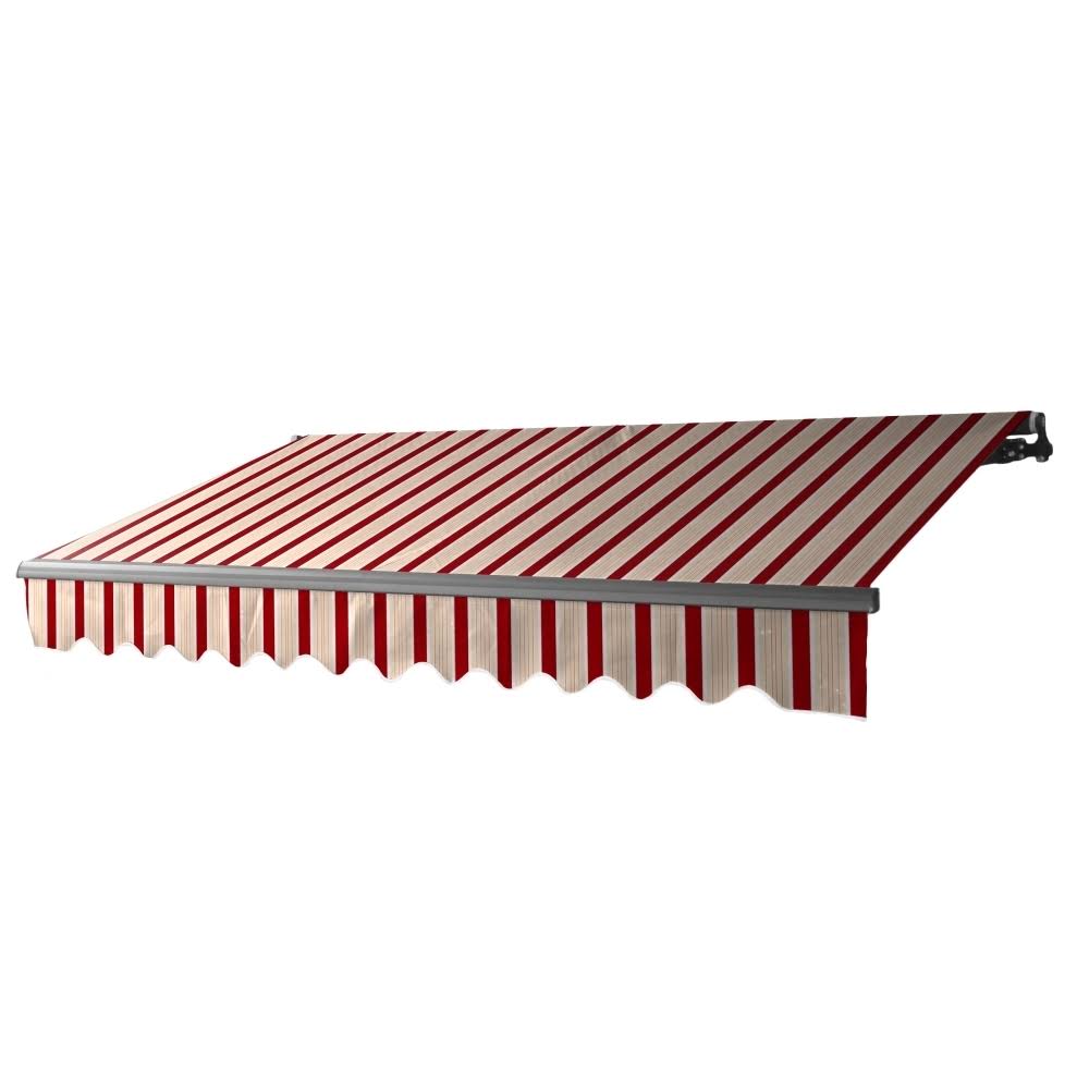 Black Frame Retractable Patio Awning 10 x 8 Feet B76010