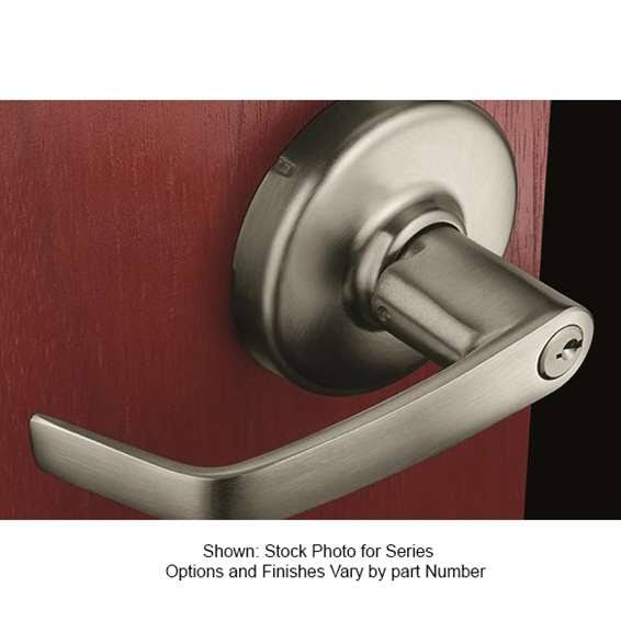 Bright Bronze Clear Coated Cylindrical Lock B51692
